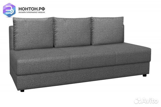 Диван еврокнижка Лира темно-серый