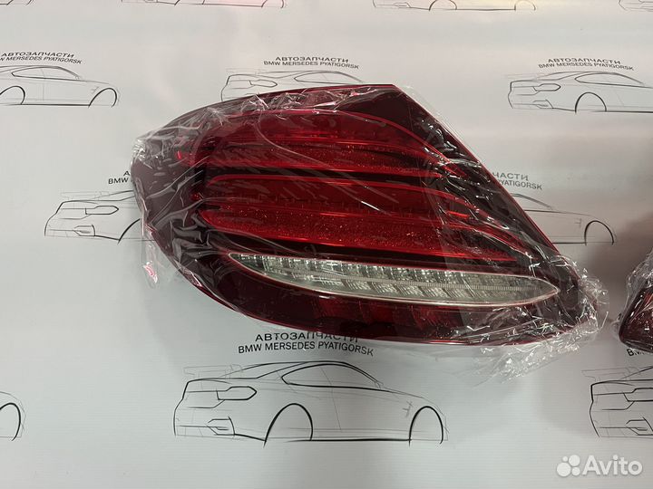 Комплект задних фонарей Mercedes w213 дорестайлинг