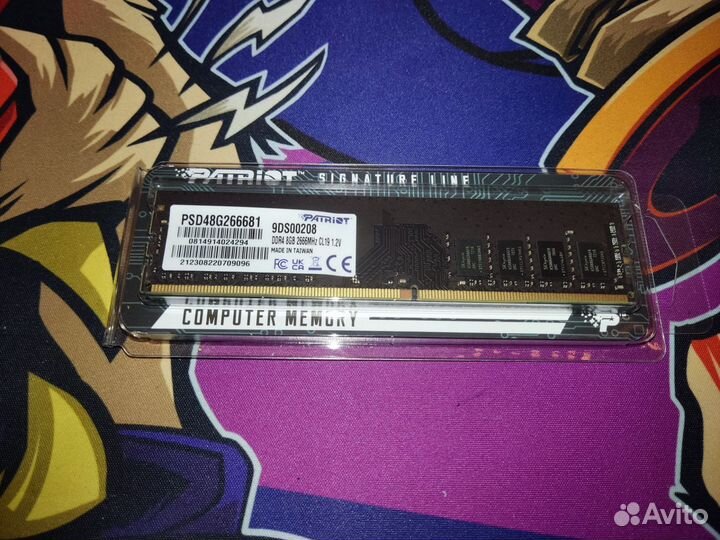 Новые DDR4 8Gb Patriot 2666Mhz гарантия
