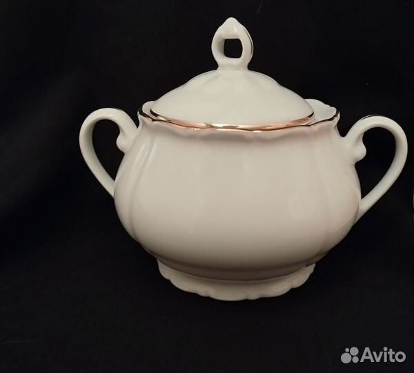 Сахарница фарфоровая