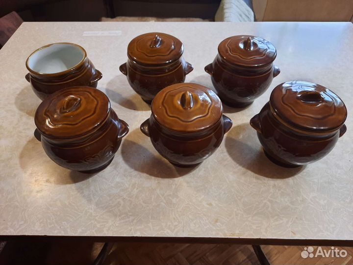 Набор для заливного. Горшки для пелеменей амур