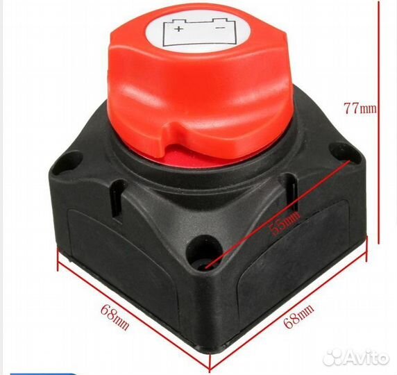 Поворотная кнопка массы