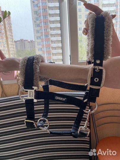 Недоуздок для лошади эскадрон с чембуром