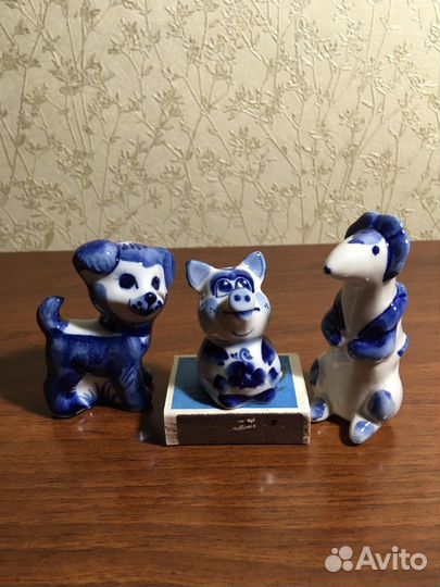 Фигурки Гжель