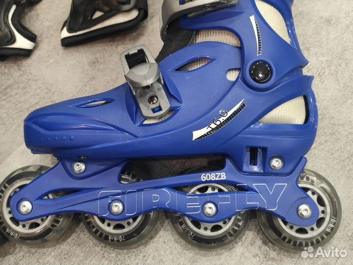 Роликовые коньки наколенники налокотники шлем