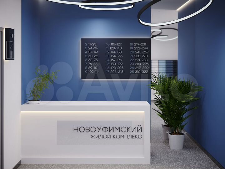 Квартира-студия, 20,6 м², 17/25 эт.