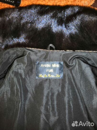 Норковая шуба 50-56 длина 100 см
