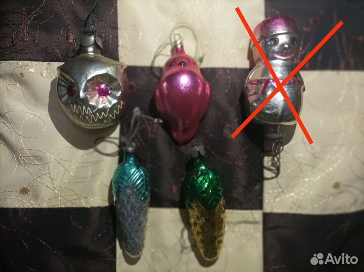 Елочные игрушки СССР