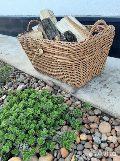 Кашпо из ротанга