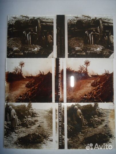 Набор стерео слайдов Первая Мировая Война