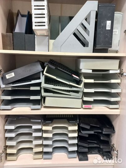 Лотки для бумаг комплект 3 шт