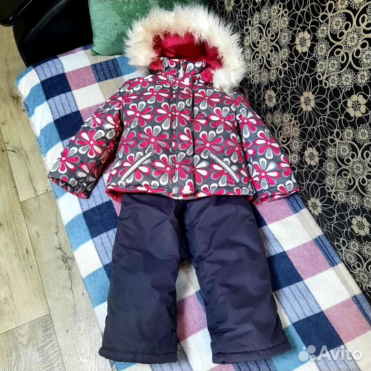 Зимний костюм для девочки 98