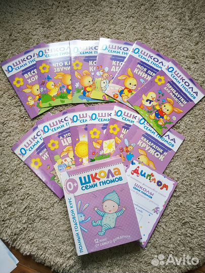 Развивающие книги. Школа семи гномов 0+