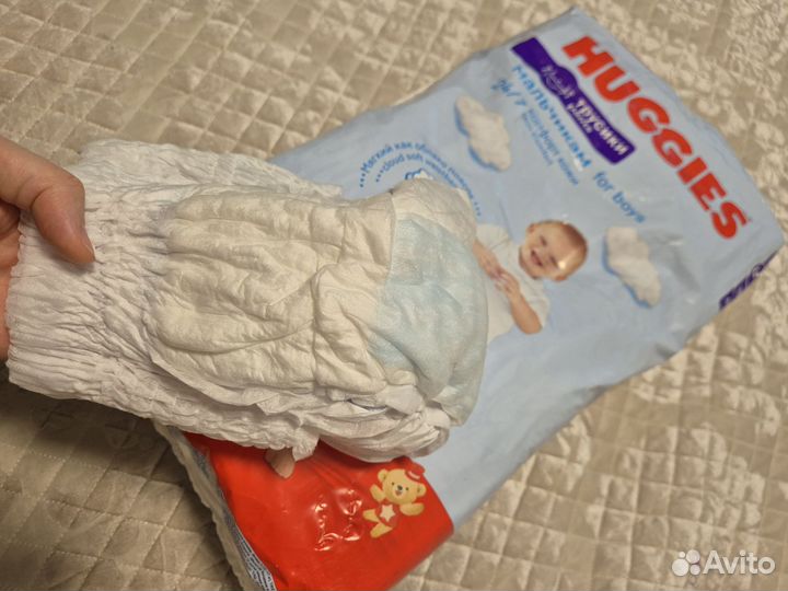 Подгузники трусики huggies 5 для мальчиков остатки