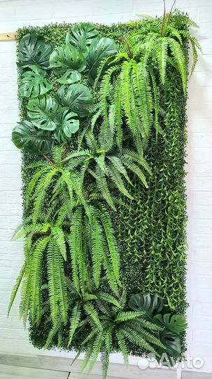 Вертикальное озеленение, искусственные растения