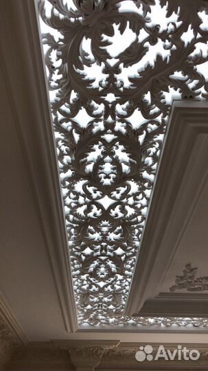 3D потолки с подсветкой из акрилового гипса