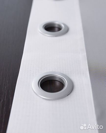 Тюль на люверсах