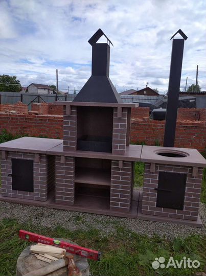 Модульная печь барбекю