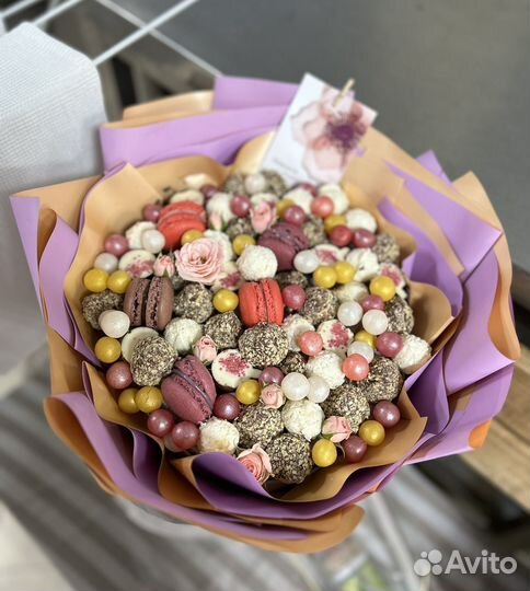 Букеты из конфет,фруктов,букет для учителя