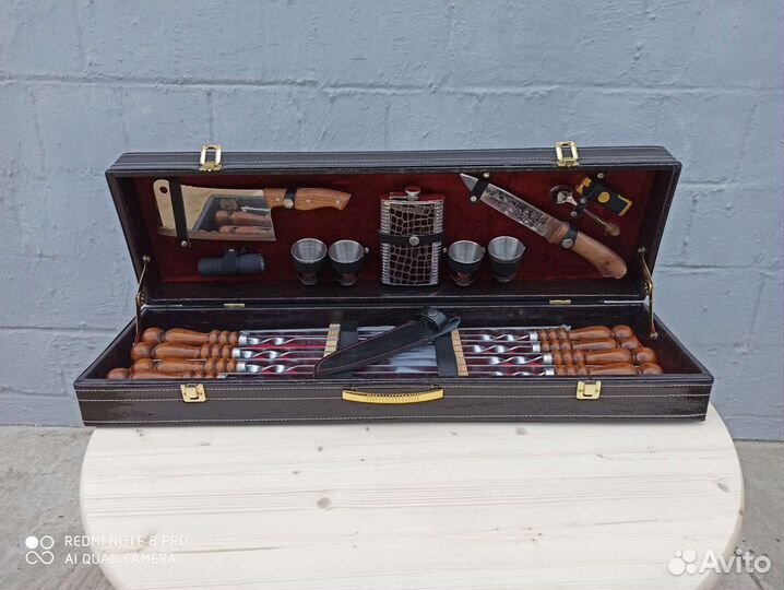 Набор шампуров подарочный N8 