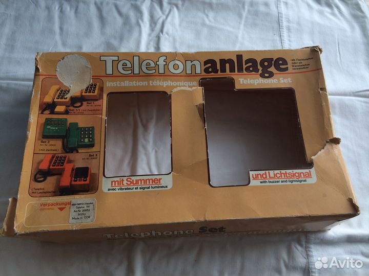 Детский телефон гдр СССР