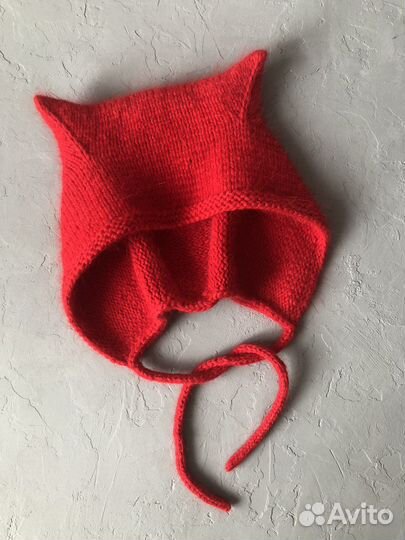 Чепчик женский с ушками