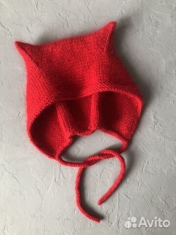 Чепчик женский с ушками