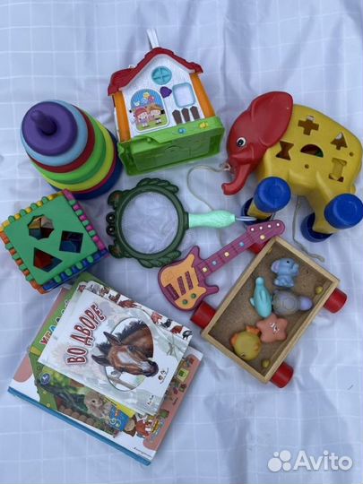 Игрушки книжки пакетом