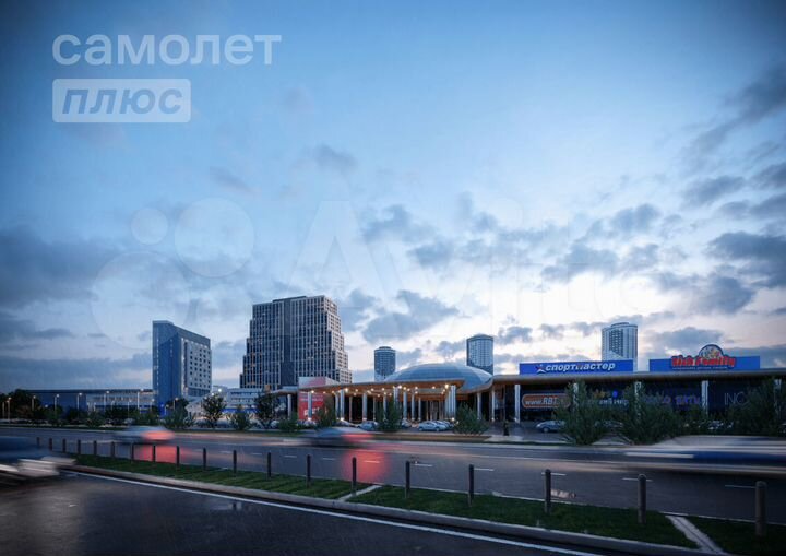 2-к. квартира, 52,7 м², 22/30 эт.