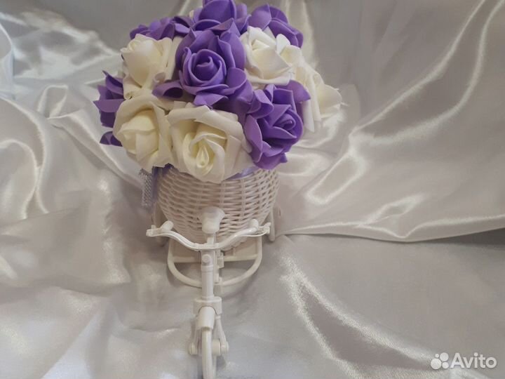 Декоративный велосипед шкатулка