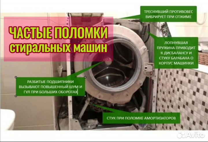 Ремонт стиральных машин. Ремонт холодильников