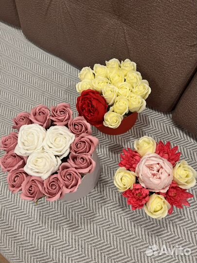 Букет цветов из мыла