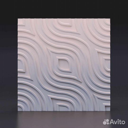 Гипсовая 3D панель 
