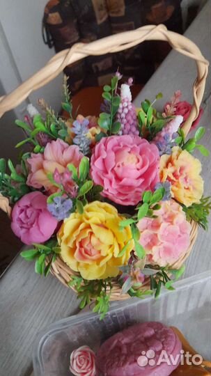 Букет цветов из мыла