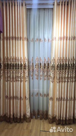 Комплект шторы+тюль