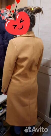 Пальто демисезонное длинное