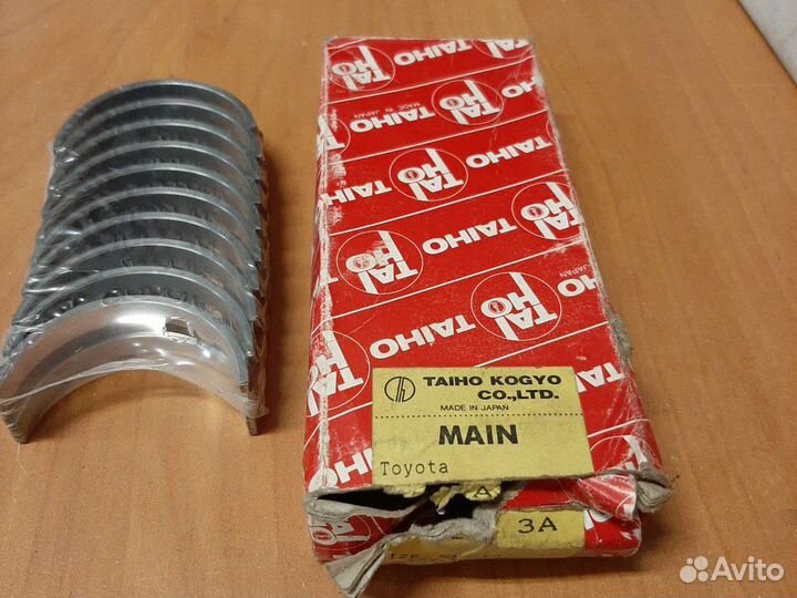 Кольца, вкладыши,тойота дв.3А, 1500см