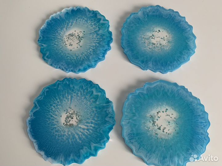 Подстаканники из эпоксидной смолы