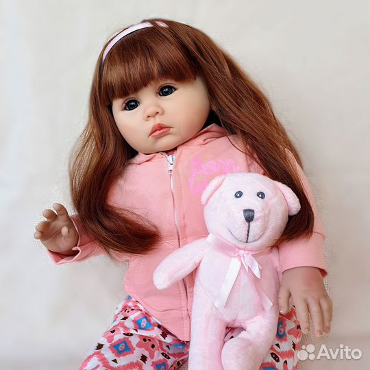 Кукла Реборн, Большая, Reborn Doll, Пупс, Девочка