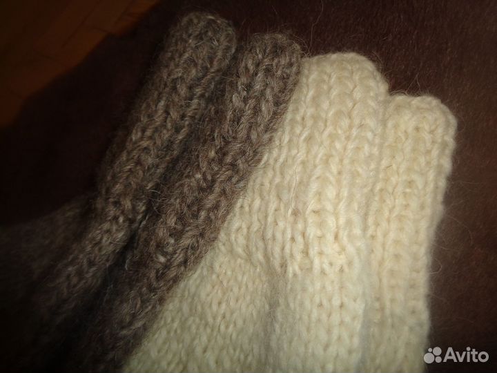 Носки из натуральной овечьей шерсти