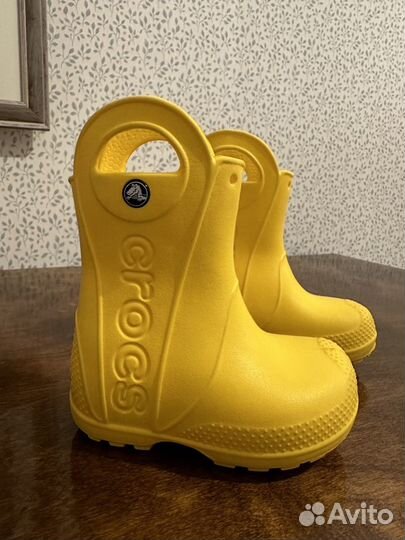 Новые Резиновые сапоги Crocs c6 детские