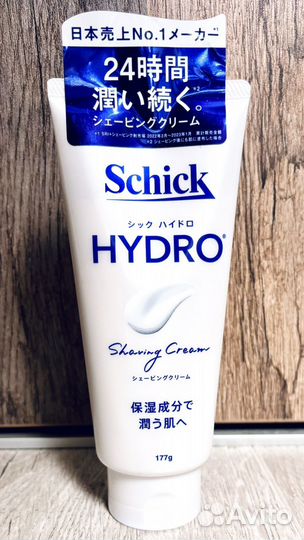 Крем для бритья Schick Hydro 177гр Япония оригинал