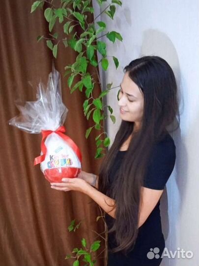 Большой киндер сюрприз шоколадный