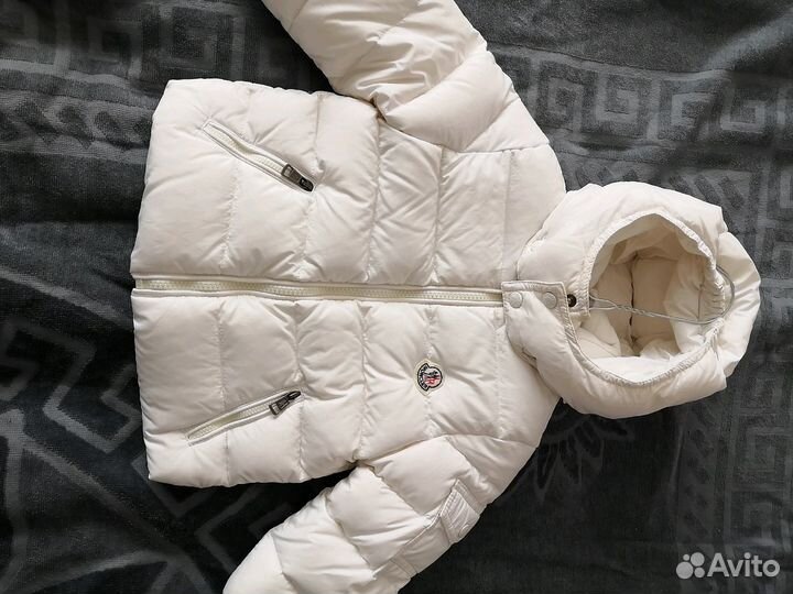 Куртка moncler 80 см оригинал 12-18 мес В идеально