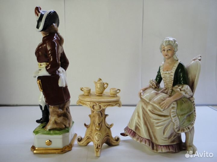 Фарфоровые статуэтки Наполеон и Жозефина(Германия)