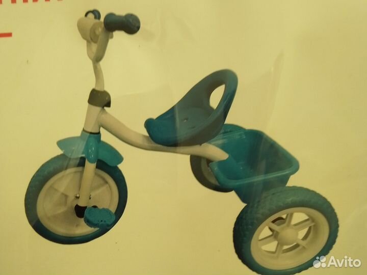 Детский трехколесный велосипед, новый