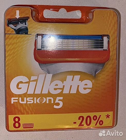 Сменные Кассеты лезвия gillette mach3 fusion5