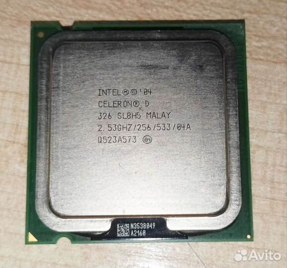 Процессор intel celeron d326