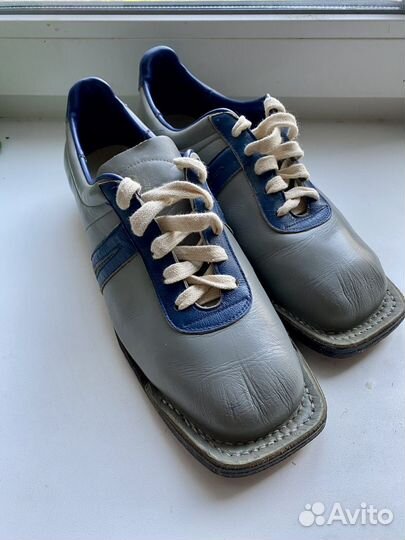 Ботинки лыжные СССР кожа