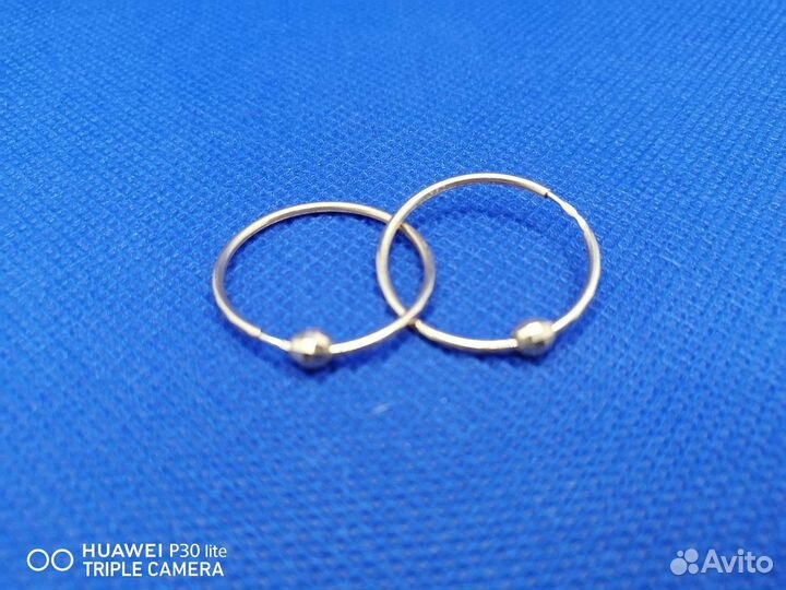 Золотые серьги